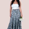 JAR OF HEARTS Skirts | Vjhk052 - Boho Lover Maxi Skirt Daisy Black