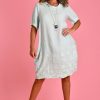 LA SOFIA Dresses | Vlsd030 (23A320) - Sorrento Dress Mint