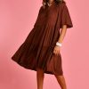 GO GIRL Dresses | Vgld170 - Victoria Dress Chocolate