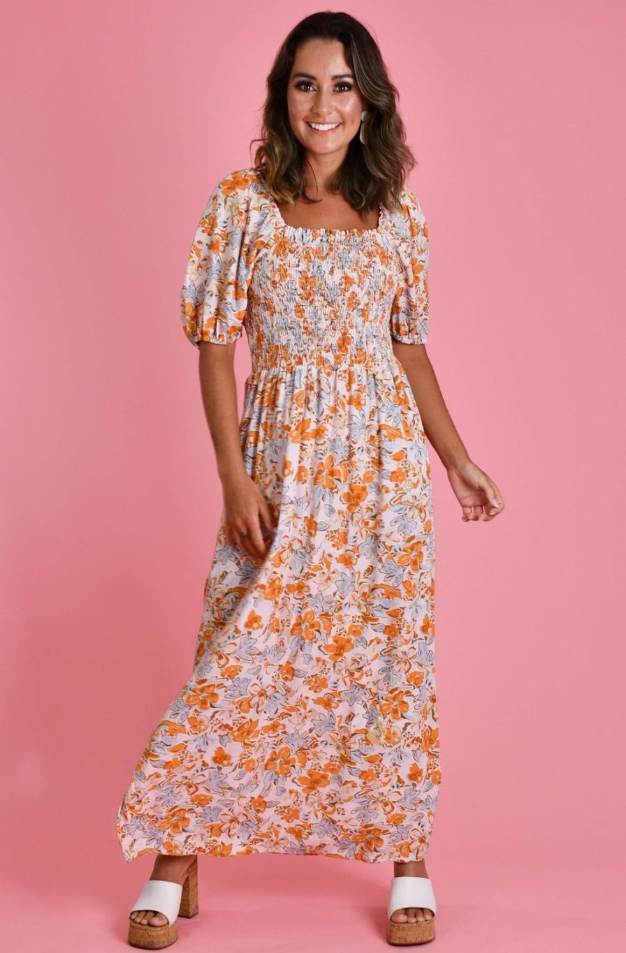 GO GIRL Dresses | Vgld410 - Maheno Maxi Dress Sunset Boulevard