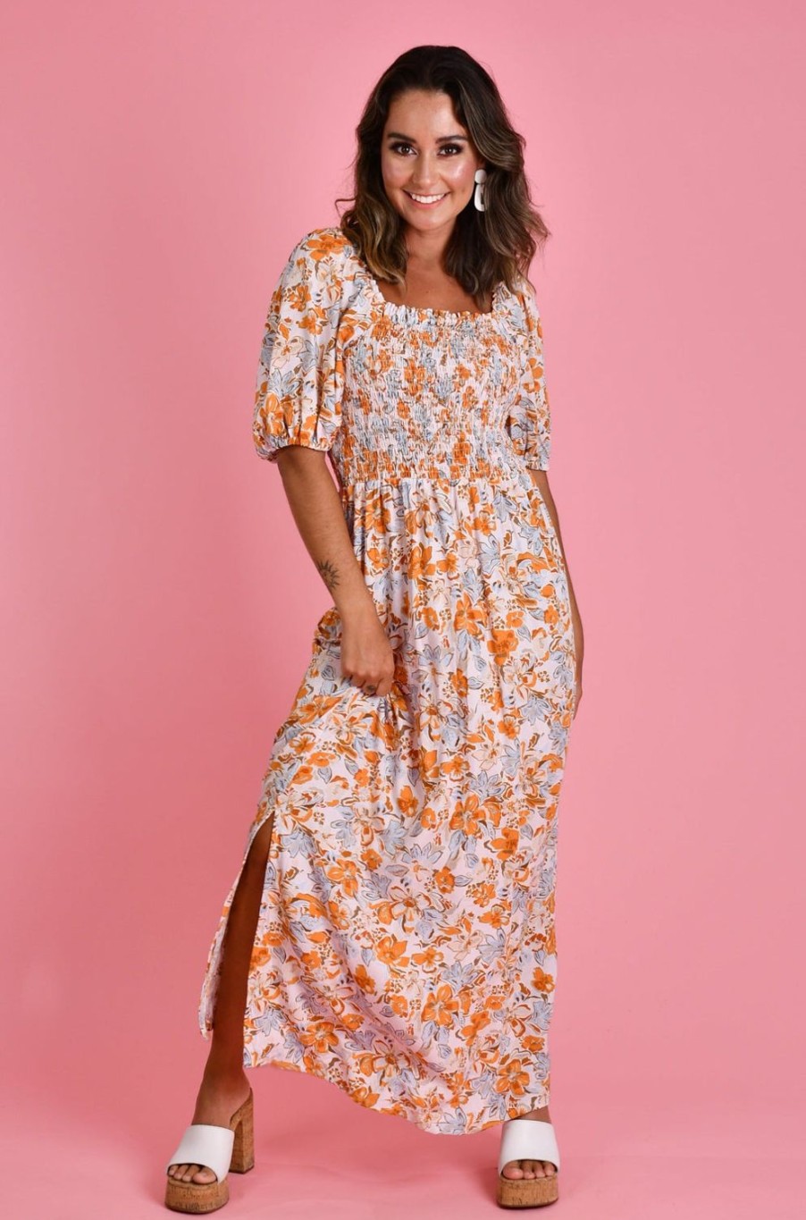 GO GIRL Dresses | Vgld410 - Maheno Maxi Dress Sunset Boulevard