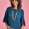 BODACIOUS Tops | Vblj070 - Gracie Knit Top Teal