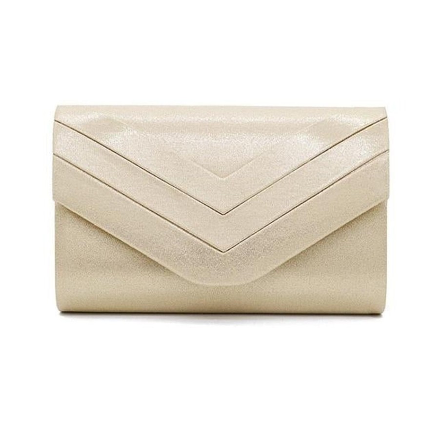 GO GIRL ACCESSORIES Bags | Gj0393 - Vanilla Envelope Clutch