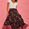 JAR OF HEARTS Skirts | Vjhk052 - Boho Lover Maxi Skirt Floriade Blush