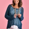 BODACIOUS Tops | Vblj060 - Chanell Knitted Top Teal