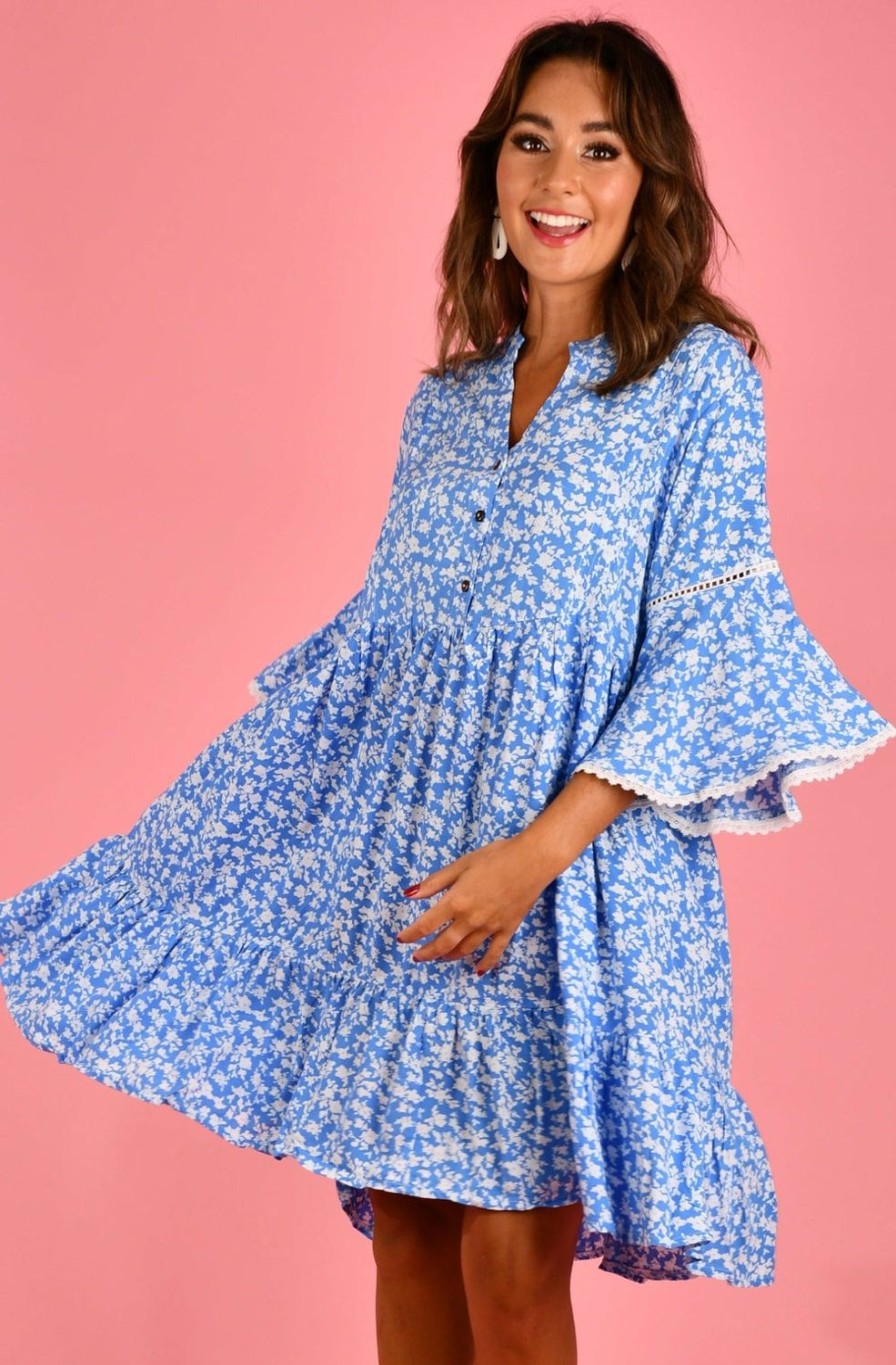 BODACIOUS Dresses | Vbld330 - Sylvie Dress Primrose Sky