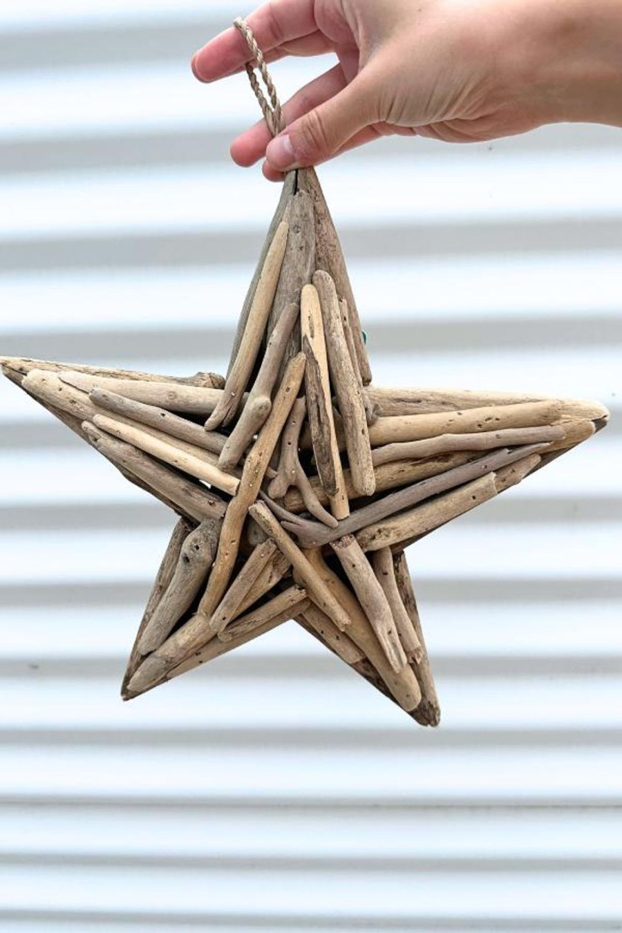 VILLA LIVING HOMEWARES Homewares | Vvlh642 - Star Christmas Decor Driftwood