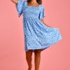 GO GIRL Dresses | Vgld140 - Manhattan Short Dress Primrose Sky