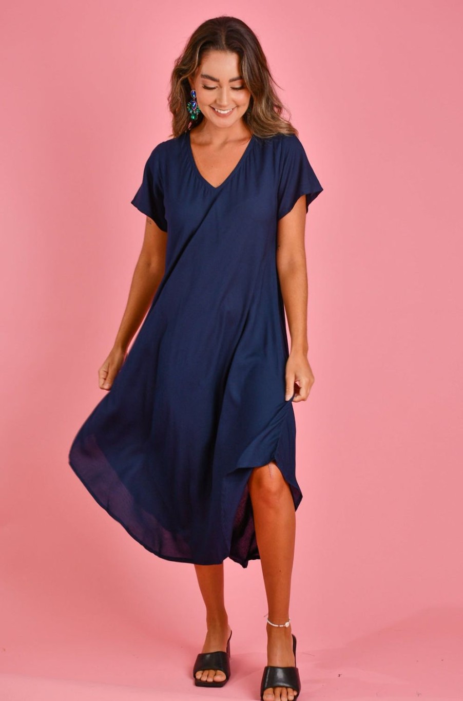 BODACIOUS Dresses | Vbld083 - Great Harbour Dress Navy