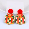 GO GIRL ACCESSORIES Earrings | Gj0401 - Red/Green/White Present Earrings