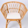 VILLA LIVING HOMEWARES Homewares | Vrhl165 - Rattan Lattice Chair W/Cushion