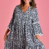 BODACIOUS Dresses | Vbld330 - Sylvie Dress Primrose Navy