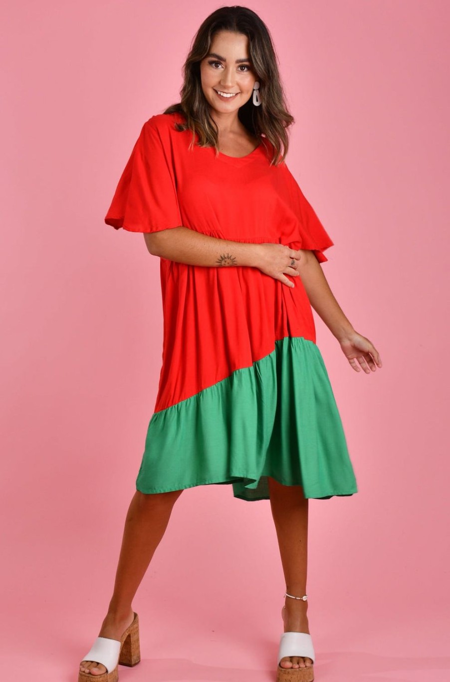 BODACIOUS Dresses | Vbld135 - Angel Tiered Dress Christmas