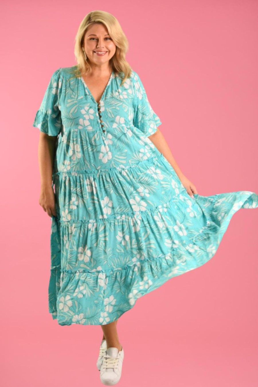 BODACIOUS Dresses | Vbld420 - Mackenzie Maxi Dress Aloha Blue