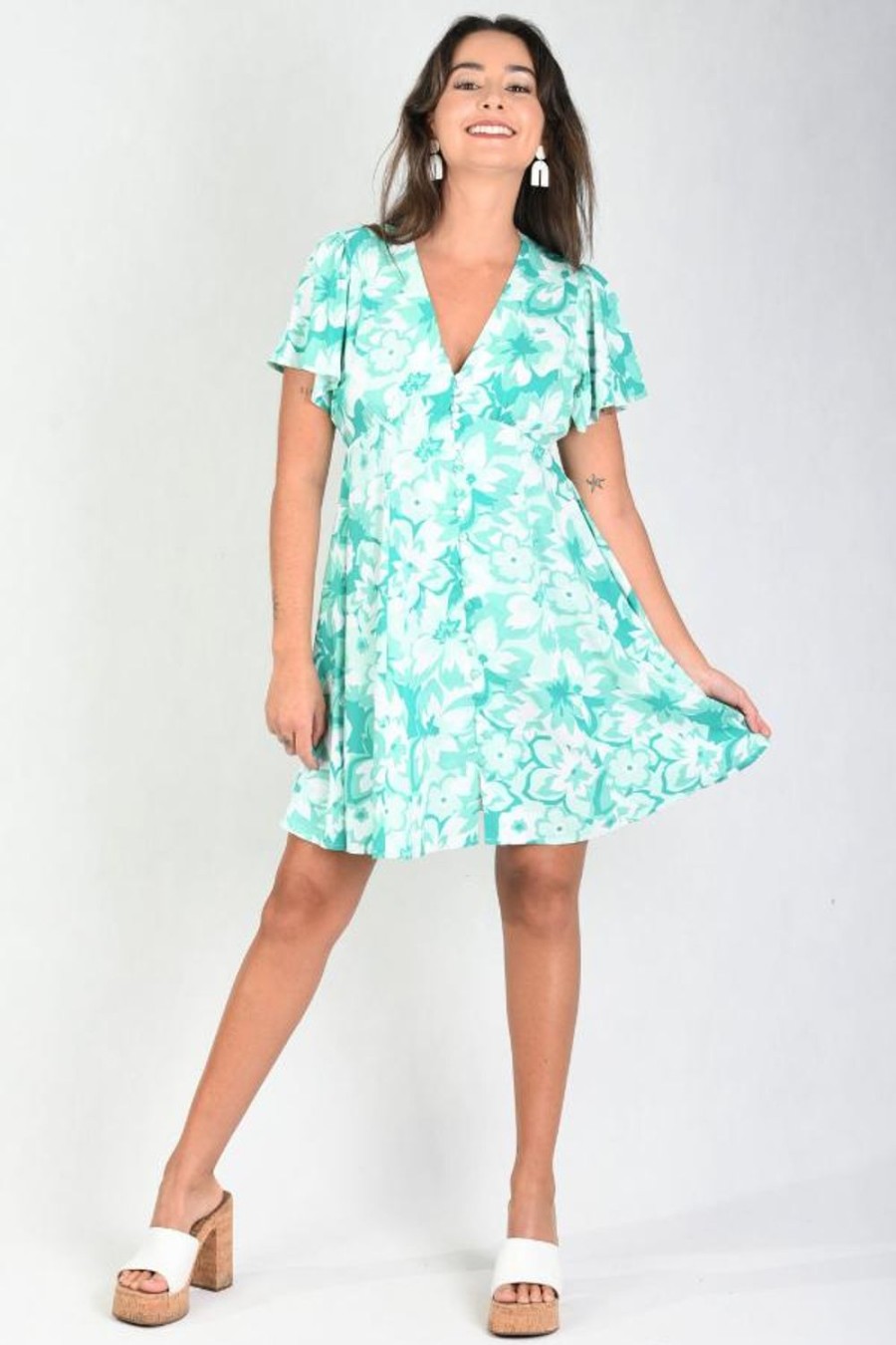 JAR OF HEARTS Dresses | Vjhd256 - Forever Dress Santa Monica Jade