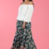 JAR OF HEARTS Skirts | Vjhk052 - Boho Lover Maxi Skirt Spring Blossom