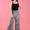 GO GIRL Pants | Vglp068 - 3/4 Rouched Pants Cheetah Tan