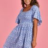 GO GIRL Dresses | Vgld140 - Manhattan Short Dress Mediterranean Sea Blue