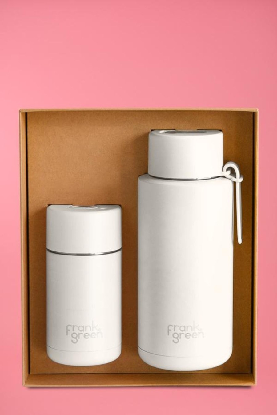 FRANK GREEN Bottles / Coffee Cups | E24S53C10 - Frank Green Gift Set (12Oz + 34Oz) Cloud