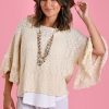 BODACIOUS Tops | Vblj070 - Gracie Knit Top Cream