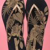 IPANEMA Ipanemas | 126759-21117 - Ipanema Easy Print Thong Black/Gold