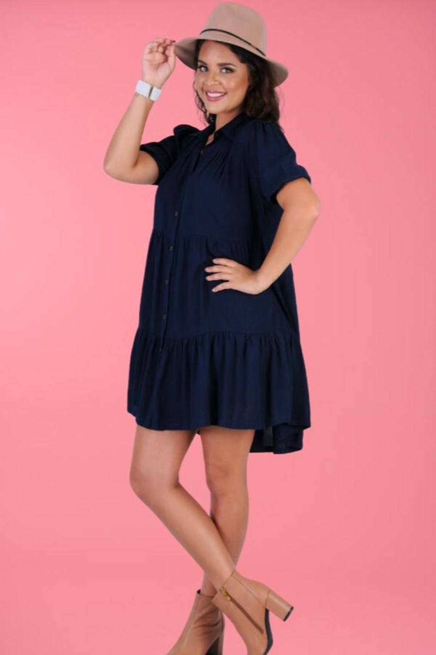 GO GIRL Dresses | Vgld170 - Victoria Dress Navy