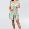 JAR OF HEARTS Dresses | Vjhd232 - Twiggy Dress Tropical Punch Green