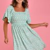 GO GIRL Dresses | Vgld140 - Manhattan Short Dress - Mediterranean Sea Green