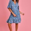 GO GIRL Dresses | Vgld624 - Gaia Dress Ocean Bloom