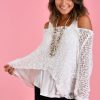 BODACIOUS Tops | Vblj060 - Chanell Knitted Top White