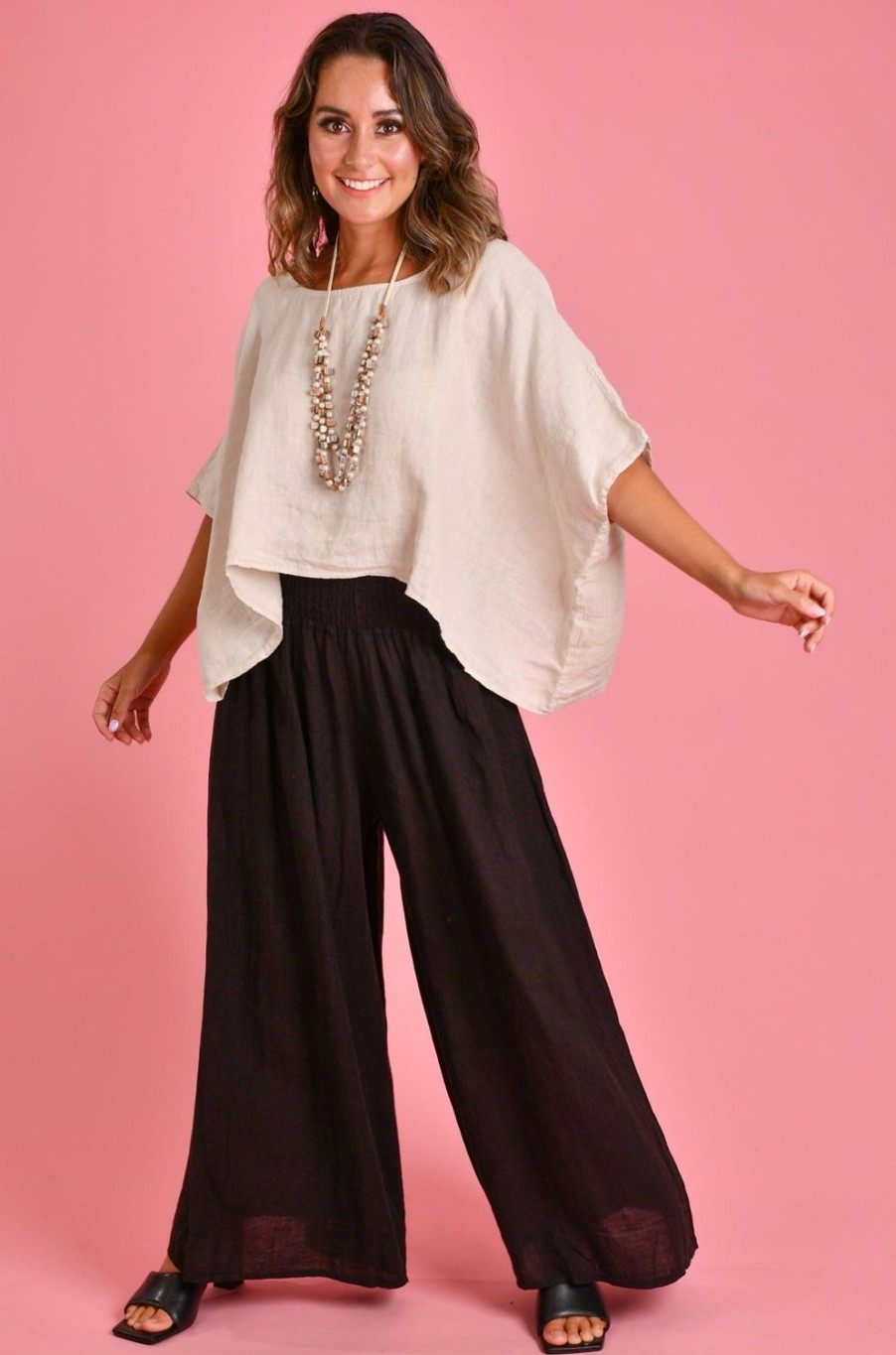 LA SOFIA Pants | Vlsp004 (23P1099) - Amalfi Pant Black