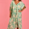 BODACIOUS Dresses | Vbld348 - Cushla Dress Fiji Palms