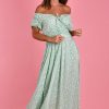 GO GIRL Dresses | Vgld230 - Paros Maxi Dress Mediterranean Sea Green