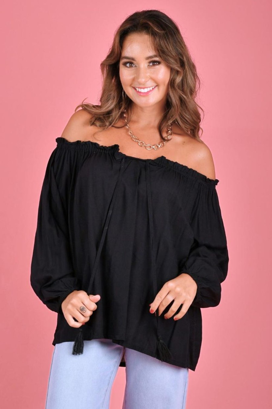 GO GIRL Tops | Vglt123 - Rosie Top Black