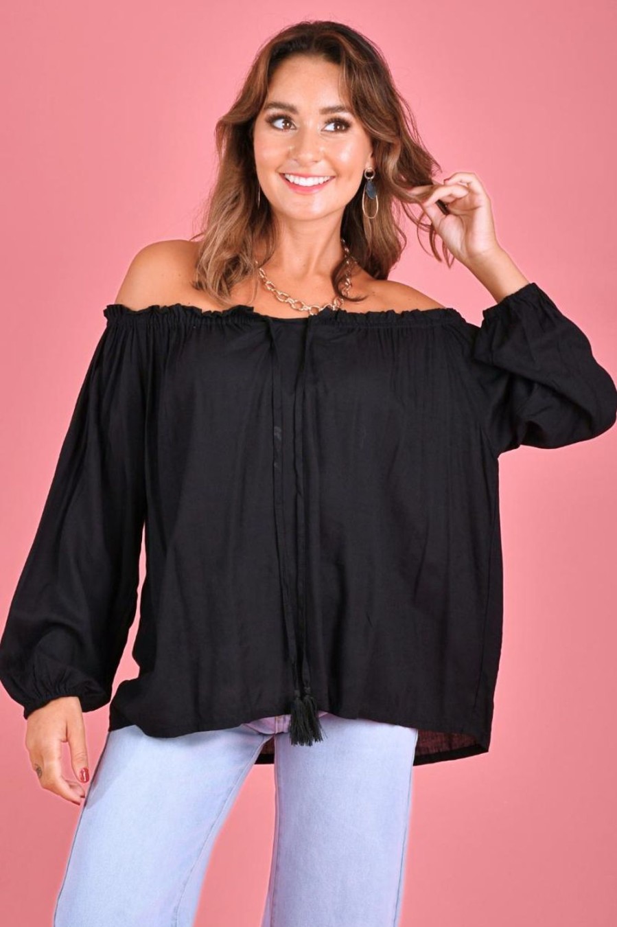 GO GIRL Tops | Vglt123 - Rosie Top Black