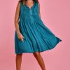 BODACIOUS Dresses | Vbld966 - Lombok Dress Peacock Blue