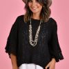 BODACIOUS Tops | Vblj070 - Gracie Knit Top Black