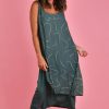 BODACIOUS Dresses | Vbld095 - Overlap Dress Swirl Sage