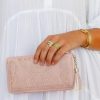 FREE SPIRIT Bags | Fsb5012 - Laser Cut Out Detail Zip Wallet Nude Pink