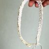 Go Girl Wholesale Beachy Jewellery | Vrzj2203 White Braided Shell Necklace/Choker