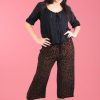 GO GIRL Pants | Vglp068 - 3/4 Rouched Pants Jaguar