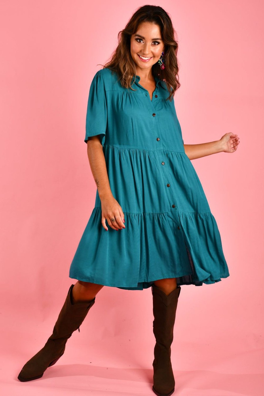 GO GIRL Dresses | Vgld170 - Victoria Dress Teal