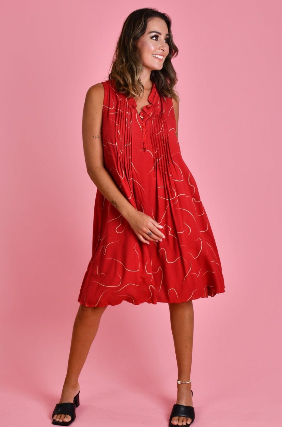 BODACIOUS Dresses | Vbld966 - Lombok Dress Swirl Cherry