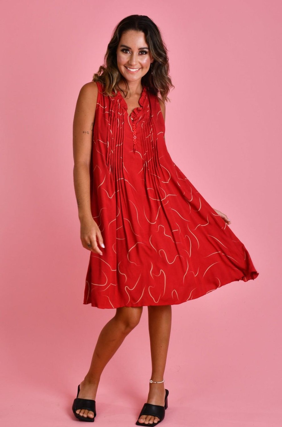 BODACIOUS Dresses | Vbld966 - Lombok Dress Swirl Cherry